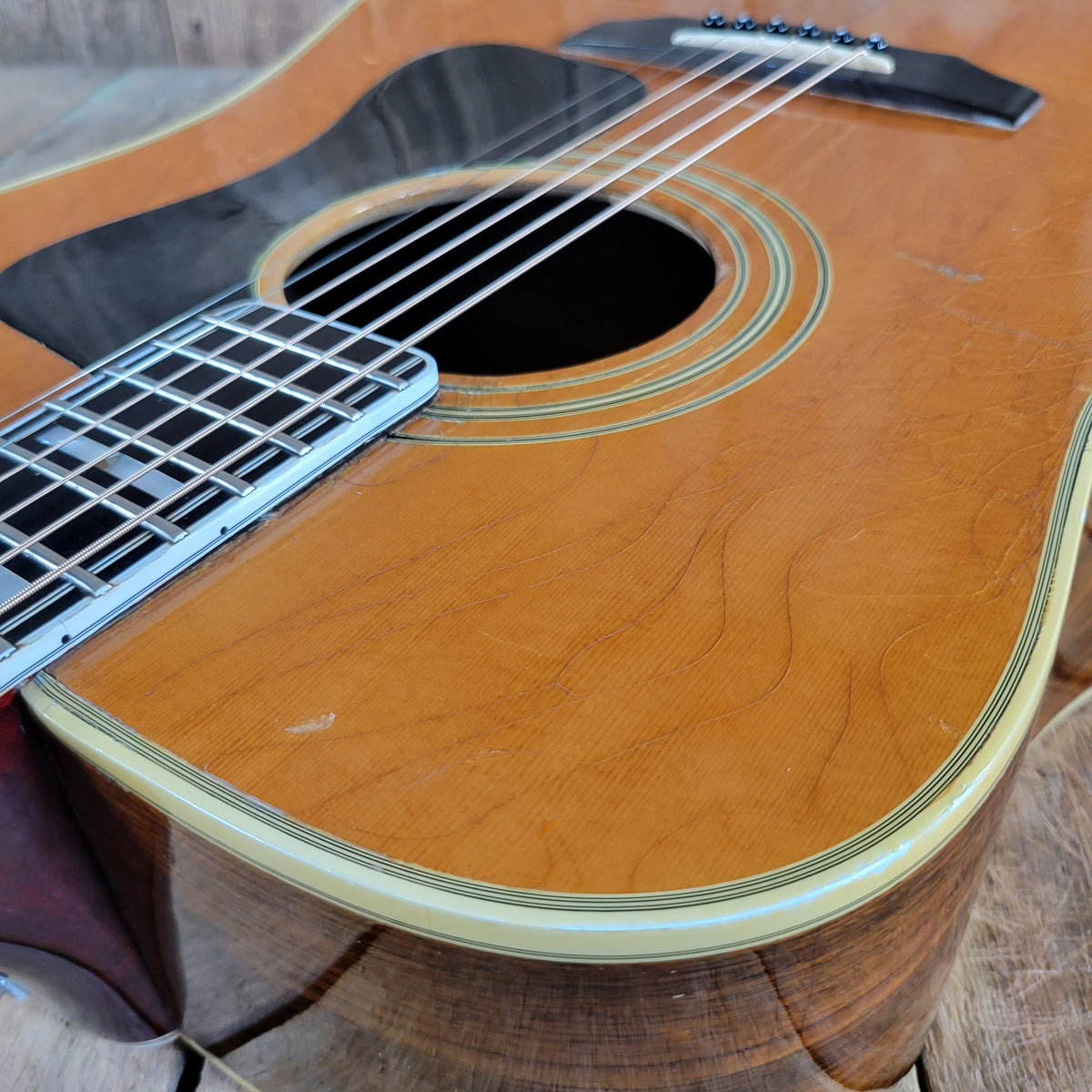 Guild 1982 D-55 NT Restored w/ Hard Case, Good