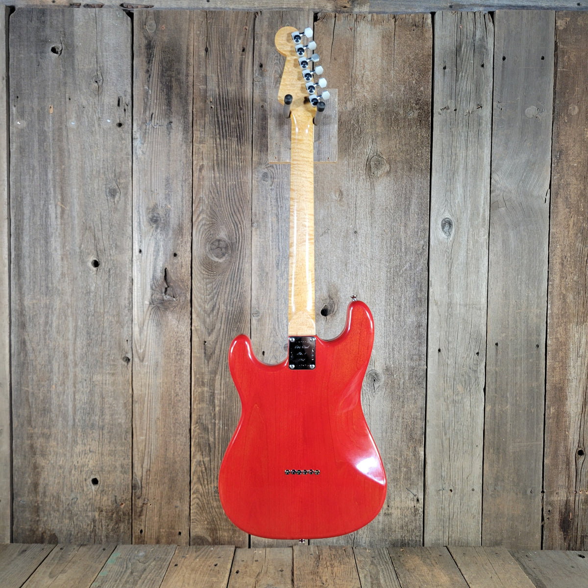 Brian Goodwin 1992 Custom Stratocaster Build Chambered Alder & Flamed Maple Body, Excellent