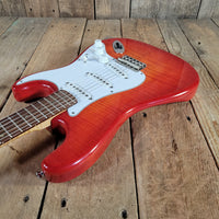 Brian Goodwin 1992 Custom Stratocaster Build Chambered Alder & Flamed Maple Body, Excellent