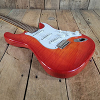 Brian Goodwin 1992 Custom Stratocaster Build Chambered Alder & Flamed Maple Body, Excellent