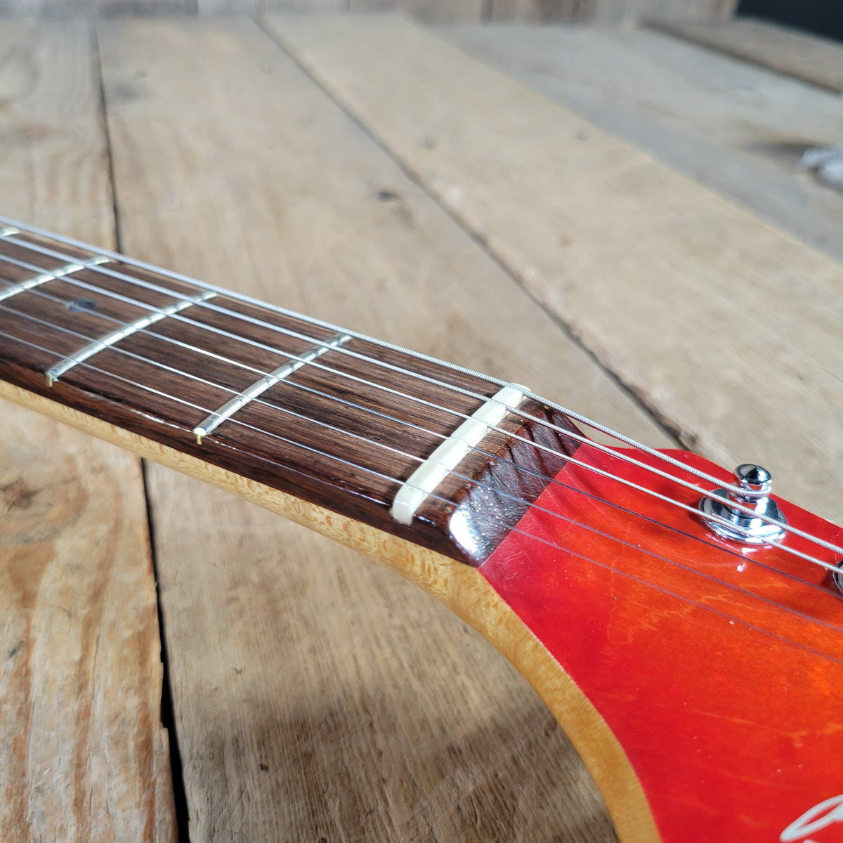 Brian Goodwin 1992 Custom Stratocaster Build Chambered Alder & Flamed Maple Body, Excellent