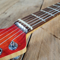 Brian Goodwin 1992 Custom Stratocaster Build Chambered Alder & Flamed Maple Body, Excellent
