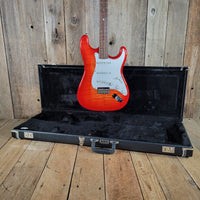 Brian Goodwin 1992 Custom Stratocaster Build Chambered Alder & Flamed Maple Body, Excellent