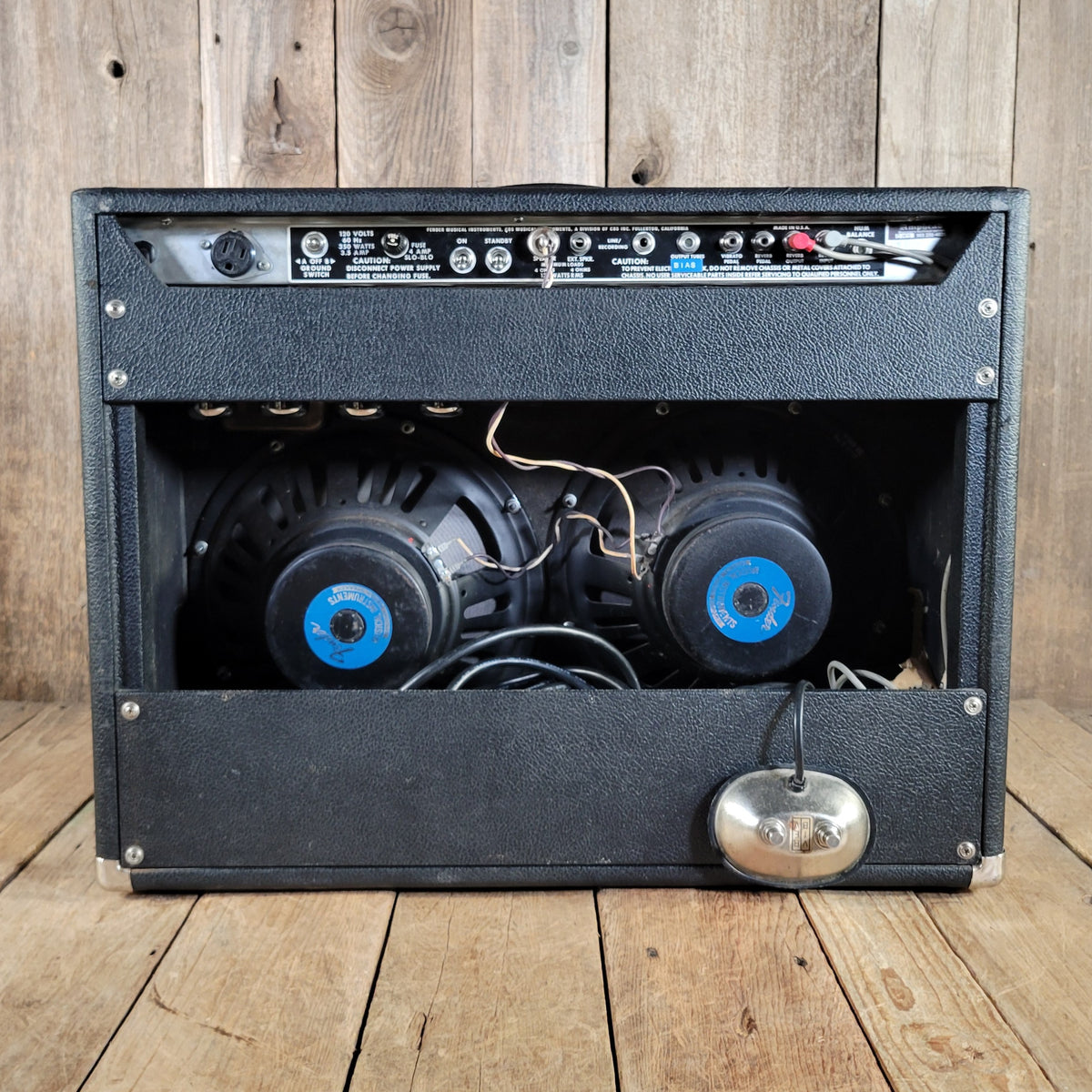 Fender 1977 Twin Reverb Silverface Master Volume Model, Excellent