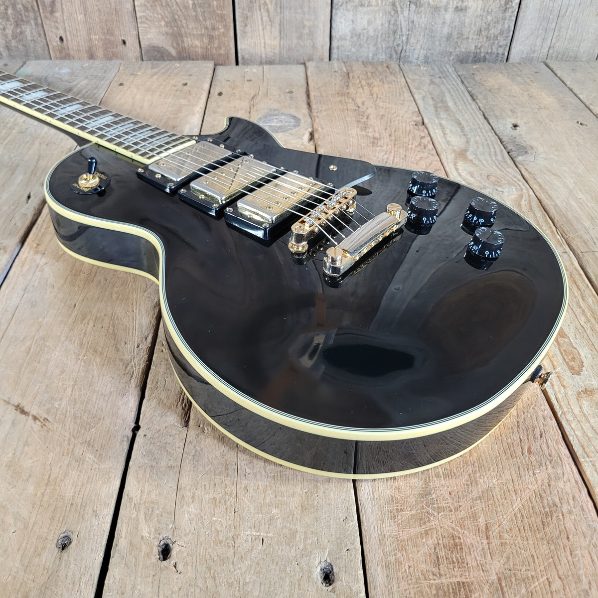Epiphone 2005 Les Paul Custom Black Beauty w/ Original Case, Very Good