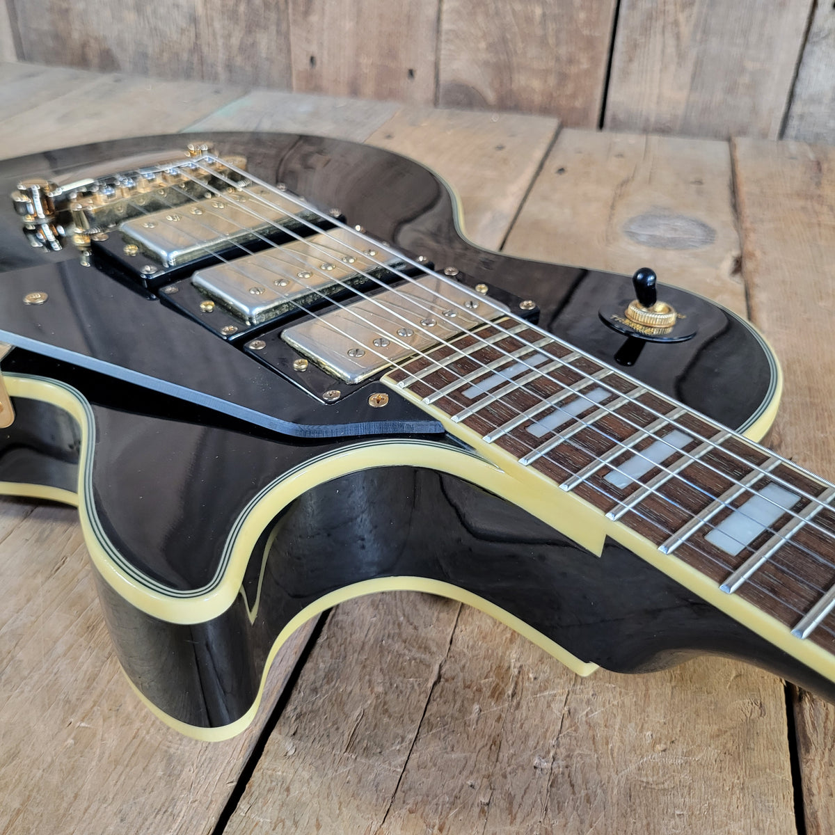 Epiphone 2005 Les Paul Custom Black Beauty w/ Original Case, Very Good