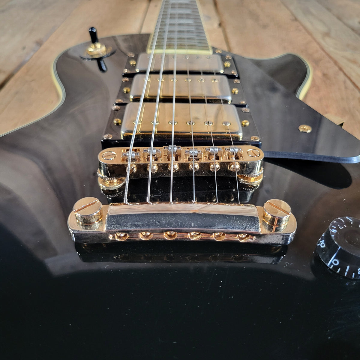 Epiphone 2005 Les Paul Custom Black Beauty w/ Original Case, Very Good