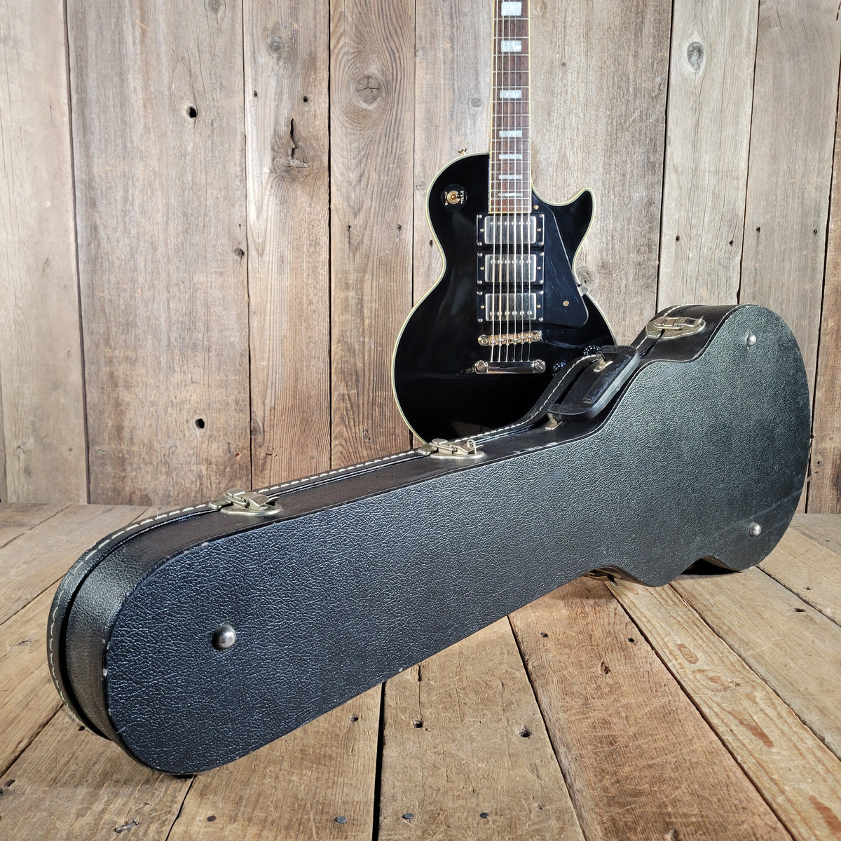 Epiphone 2005 Les Paul Custom Black Beauty w/ Original Case, Very Good