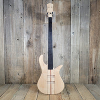 Unbranded Bass Project Neck Through Unfinished Maple, Bubinga, Walnut
