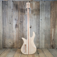 Unbranded Bass Project Neck Through Unfinished Maple, Bubinga, Walnut