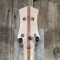 Unbranded Bass Project Neck Through Unfinished Maple, Bubinga, Walnut
