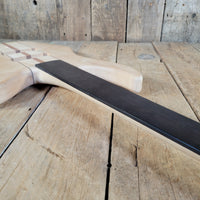 Unbranded Bass Project Neck Through Unfinished Maple, Bubinga, Walnut