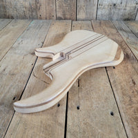 Unbranded Bass Body Project Unfinished Wenge, Walnut, Maple, Alder