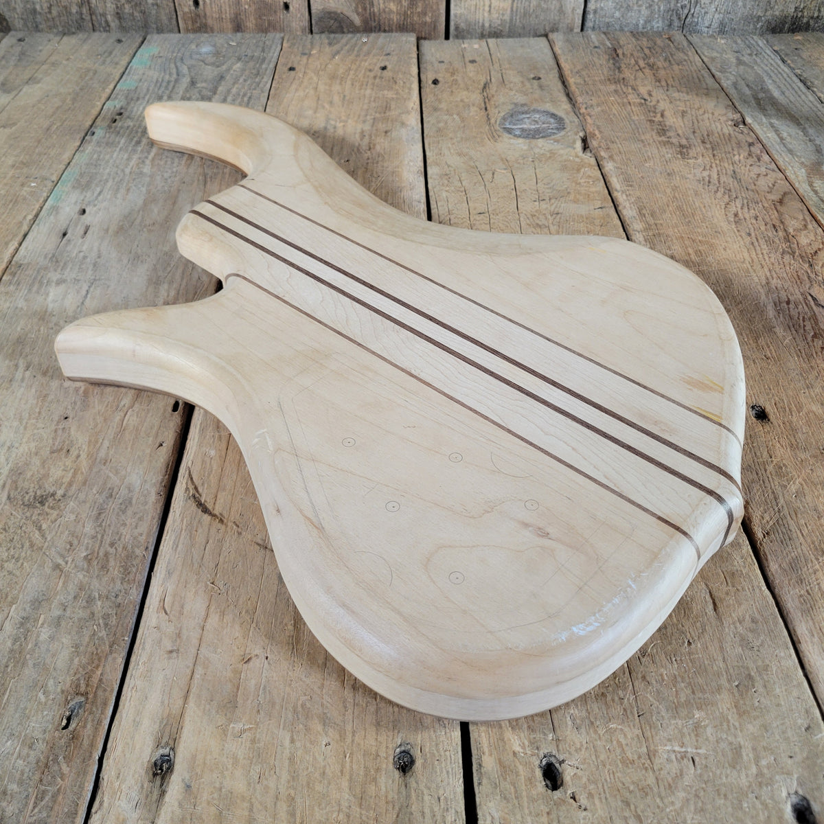 Unbranded Bass Body Project Unfinished Wenge, Walnut, Maple, Alder