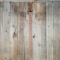 Unbranded Figured Walnut & Maple Bass Body & Neck Unfinished Project, Excellent Condition