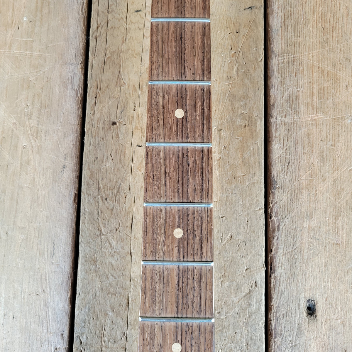 Unbranded Figured Walnut & Maple Bass Body & Neck Unfinished Project, Excellent Condition