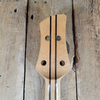 Unbranded Figured Walnut & Maple Bass Body & Neck Unfinished Project, Excellent Condition