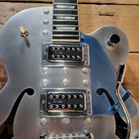 Normandy 2017 Super Hawk Aluminum Body Archtop Guitar, Excellent