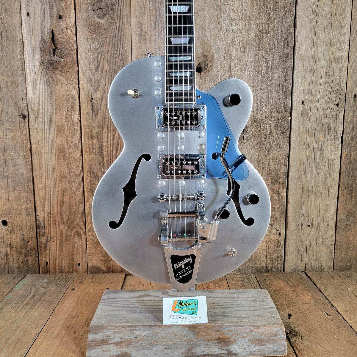 Normandy 2017 Super Hawk Aluminum Body Archtop Guitar, Excellent