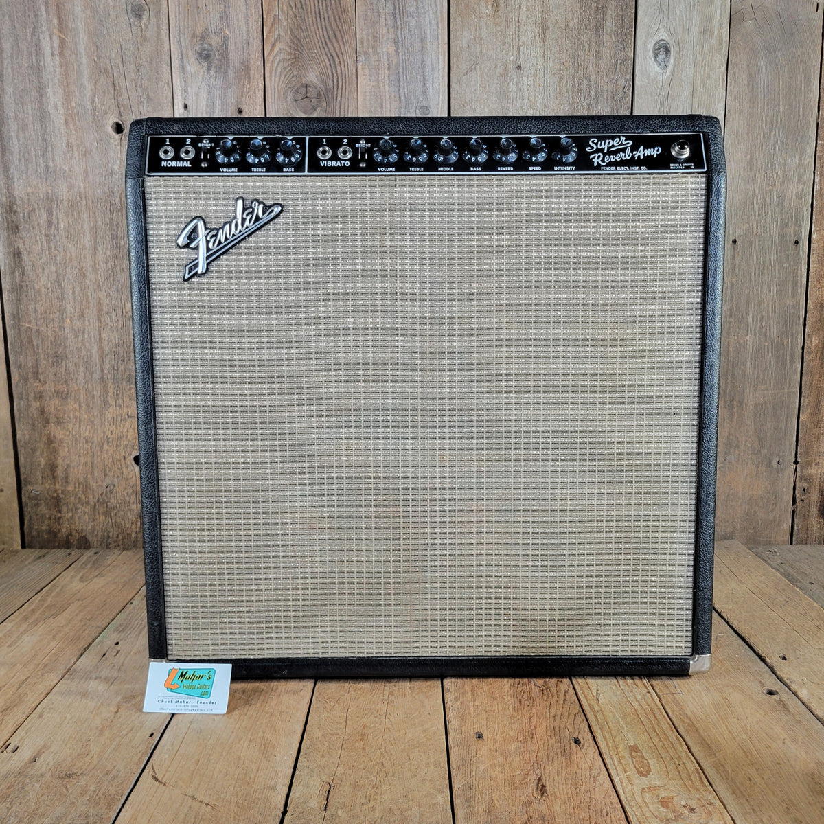 Fender 1964 Super Reverb Pre CBS with Footswitch & Cover, Excellent