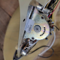 MJT 2010 Relic Strat Parts-Caster Olympic White Relic w/Mono Gig Bag, Very Good