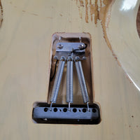 MJT 2010 Relic Strat Parts-Caster Olympic White Relic w/Mono Gig Bag, Very Good