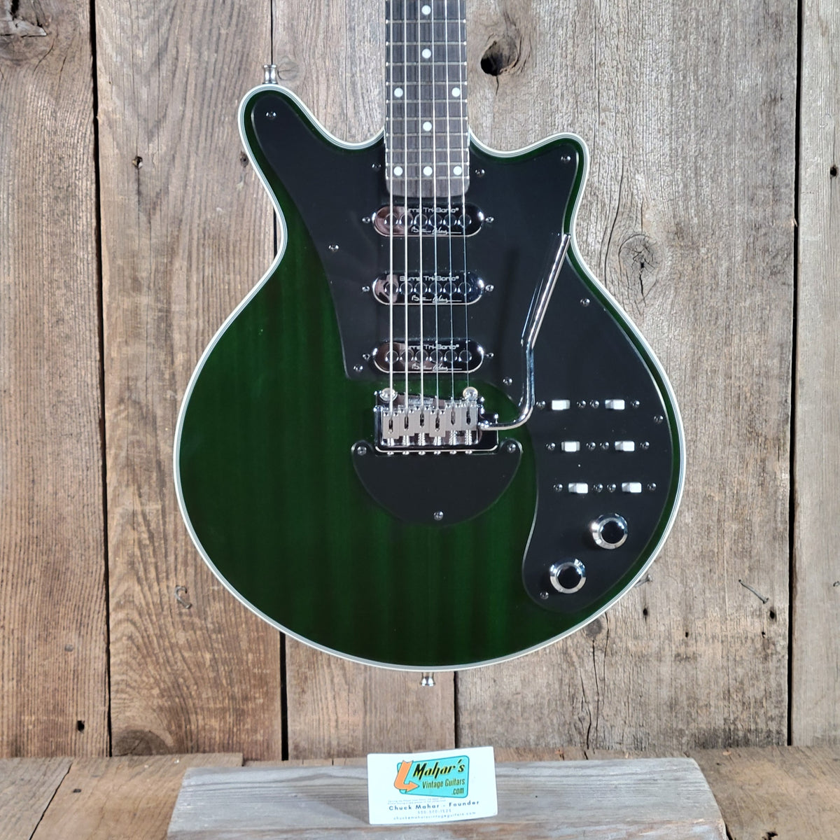 BMG 2010 Brian May Green Special Signature Guitar Korea w/Gig Bag, Near Mint