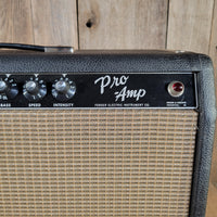 Fender 1964 Pro AA763 Rare Blackpanel Pre CBS 15" Amp. 100% Original, Near Mint