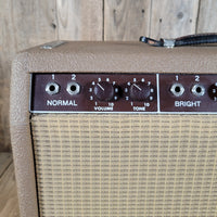 Fender 1963 Deluxe 6G3 Brown Pre CBS Guitar Amp, Service, Near Mint