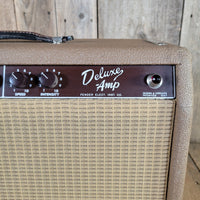 Fender 1963 Deluxe 6G3 Brown Pre CBS Guitar Amp, Service, Near Mint