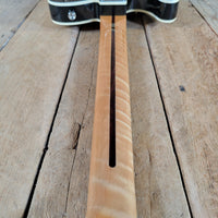 Logan Tele Custom (Esquire) Sunburst Figured Maple Neck Double Bound w/Tweed Hard Case, Excellent