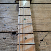 Logan Tele Custom (Esquire) Sunburst Figured Maple Neck Double Bound w/Tweed Hard Case, Excellent