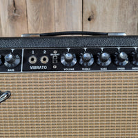 Fender 1964 Vibrolux AA763 Rare Blackpanel Pre-CBS 1x12 Amp, Very Good