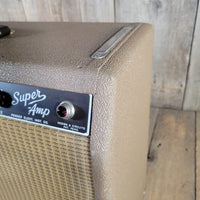 Fender 1962 Super 6G4-A Brown Pre-CBS 2x10 Amp, 100% Original, Near Mint
