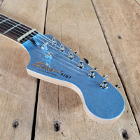 Foals 2025 FJG7 Offset Electric Guitar Jaguar Style Lake Placid Blue w/ Gig Bag, Near Mint