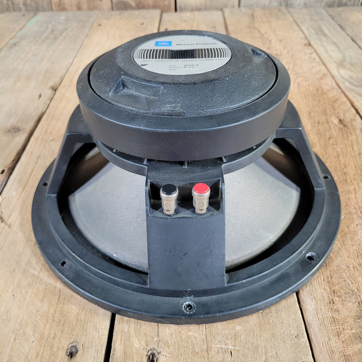 JBL 1985 G125-8 12" Speaker 8 ohms, Excellent