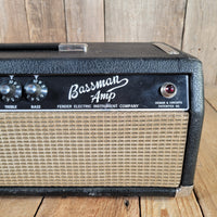 Fender 1964 Bassman Head, Pre-CBS Blackpanel, Serviced, Near Mint