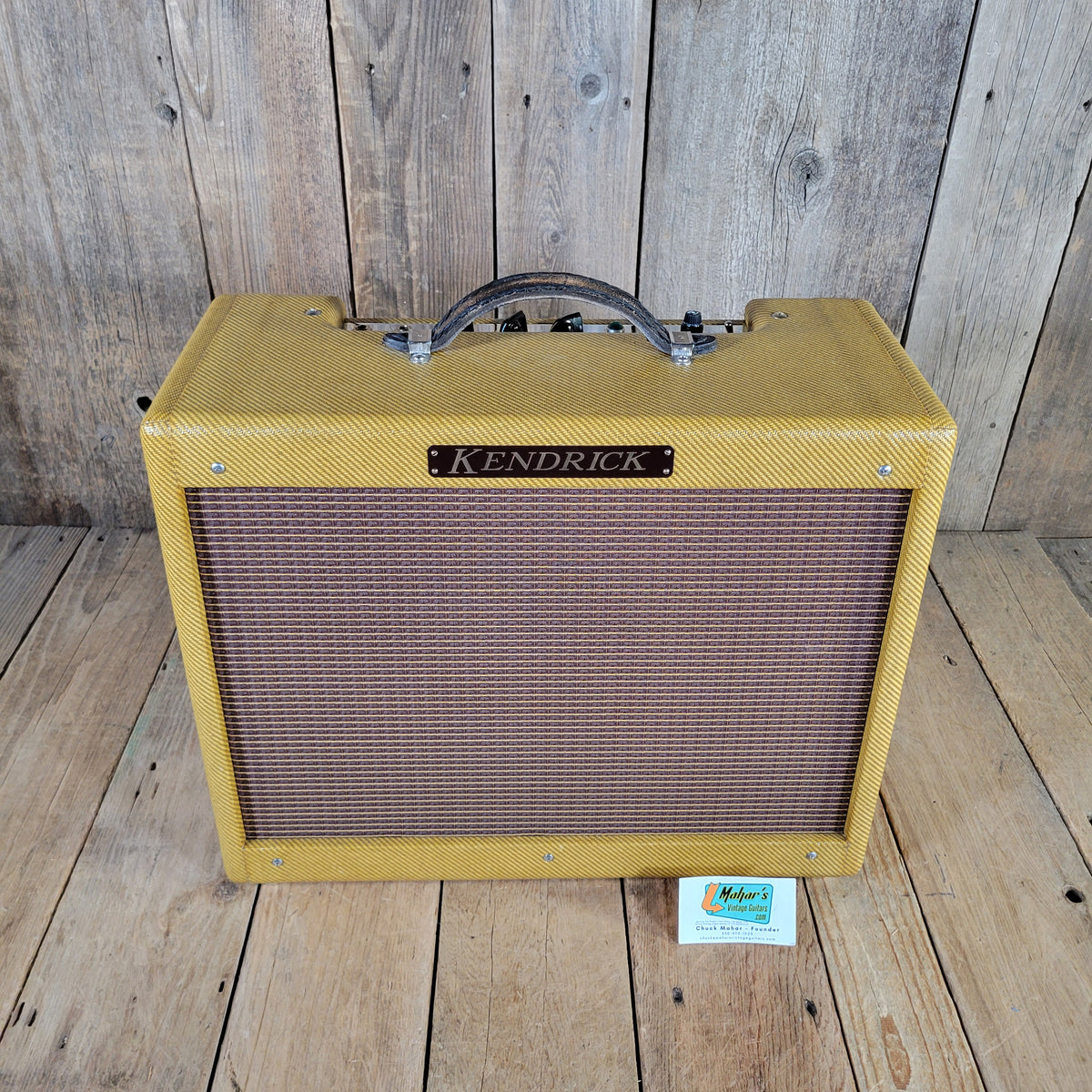 Kendrick 1995 Tweed Deluxe Model 2112 Handwired Gerald Weber Signed, Mint