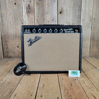 Fender 1966 Princeton Reverb Vintage Black Panel Amp, All Original, Near Mint