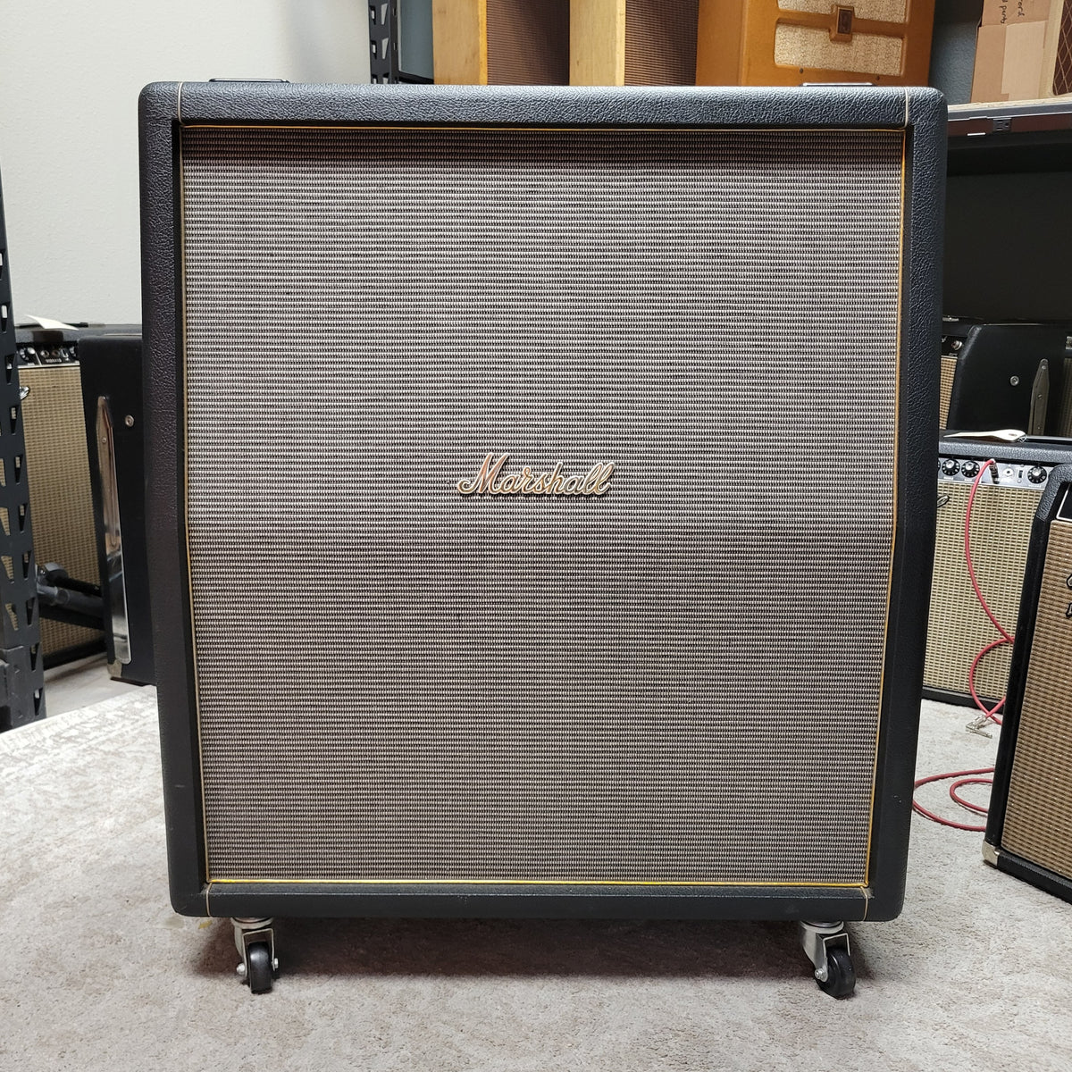 Marshall 2021 1960TV 100w Greenback Loaded Tall Vintage Angled Cabinet, Near Mint