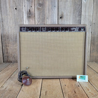 Fender 1963 Vibrolux 6G11-A Pre CBS Brown Tolex Serviced, Excellent