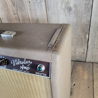 Fender 1963 Vibrolux 6G11-A Pre CBS Brown Tolex Serviced, Excellent
