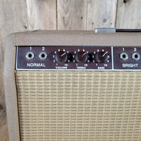 Fender 1963 Vibrolux 6G11-A Pre CBS Brown Tolex Serviced, Excellent