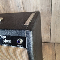 Fender 1964 Pro AB763 Rare Blackpanel Pre CBS 15" Amp. Serviced, Excellent