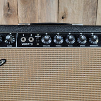 Fender 1964 Pro AB763 Rare Blackpanel Pre CBS 15" Amp. Serviced, Excellent