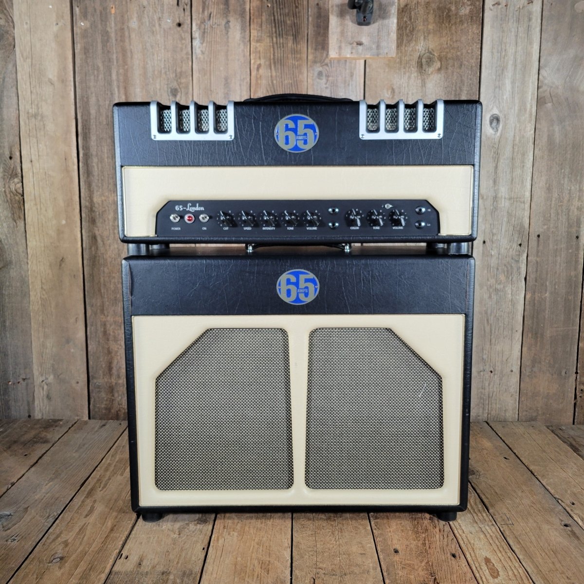 65amps 2008 London 18W Head & Celestion Blue 1x12 Cab Excellent - Mahar's Vintage Guitars