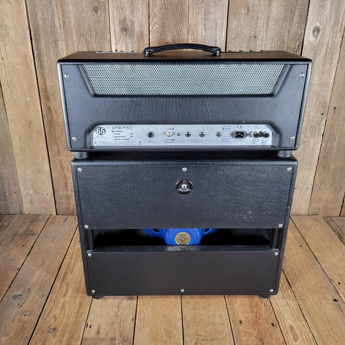 65amps 2008 London 18W Head & Celestion Blue 1x12 Cab Excellent - Mahar's Vintage Guitars