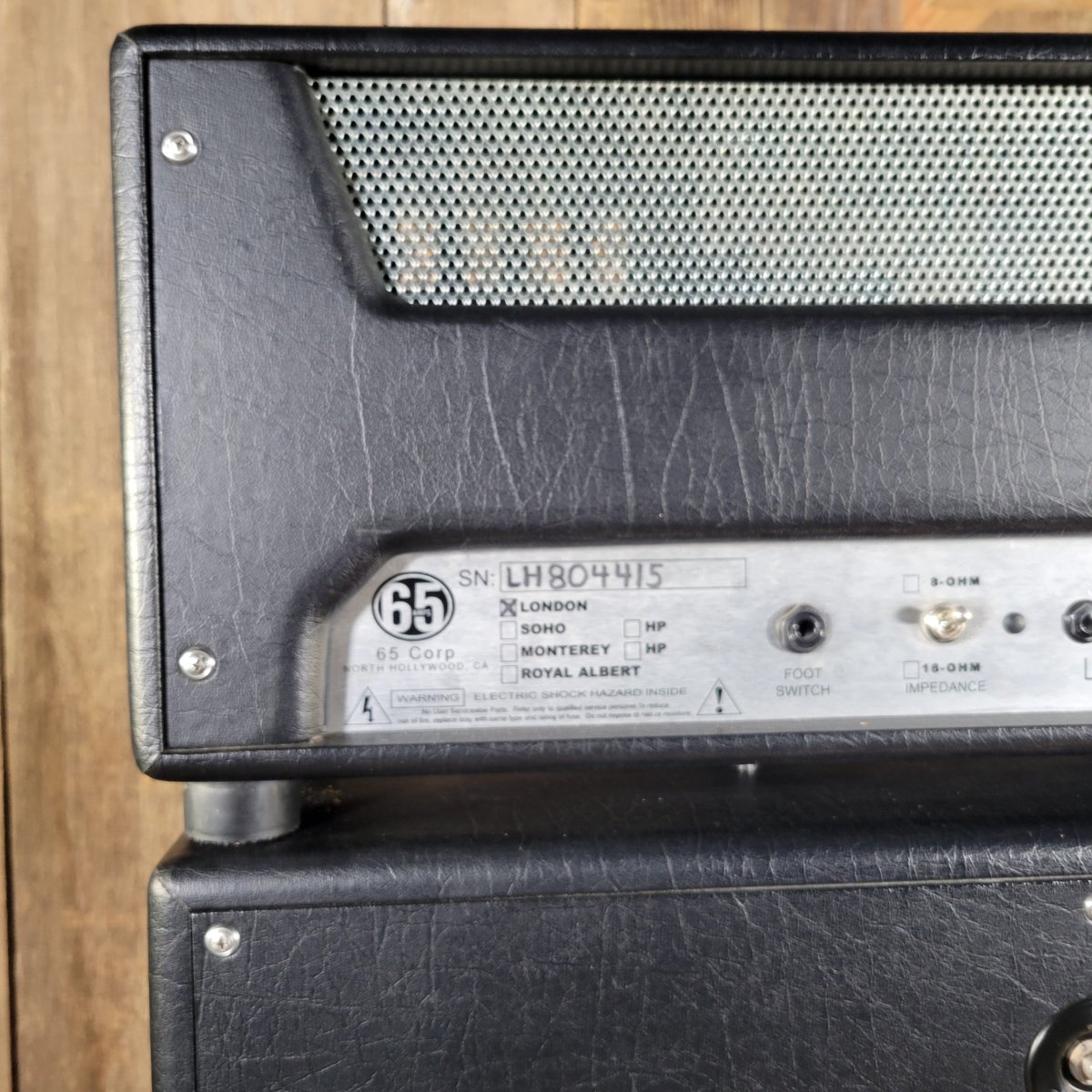 65amps 2008 London 18W Head & Celestion Blue 1x12 Cab Excellent - Mahar's Vintage Guitars