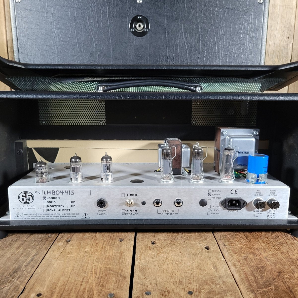 65amps 2008 London 18W Head & Celestion Blue 1x12 Cab Excellent - Mahar's Vintage Guitars