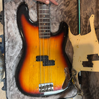 Fender 1963 Precision Bass Sunburst Refinished w/ Modern Hard Case